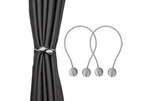 ‎INHDBOX INHDBOX Curtain Tiebacks, No Magnetic Curtain Tiebacks, Arbitrary Twisted Deformation Curtains, Tiebacks, Weaving Curtains Holder, Buckles, Curtain Ties, Curtain Holders, Home Decoration, Pack of 2