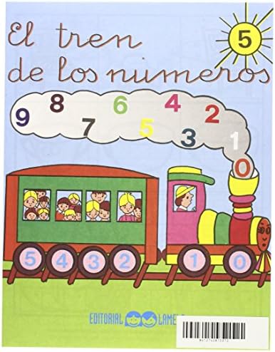 Lamela 135171 5-Inch "El Tren De Los Números" Exercise Book