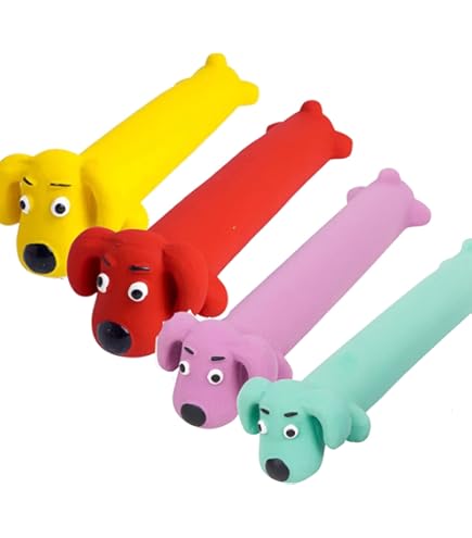 Chiwava 3 stuks 5,7 inch latex piepend hondenspeelgoed voor kleine honden grappige hondenkluiven en piepend interactief spel Chiwava 3 stuks 5,7 inch latex piepend hondenspeelgoed voor kleine honden grappige hondenkluiven en piepend interactief spel