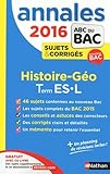 Image de Annales ABC du BAC 2016 Histoire - Géographie Term ES.L