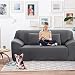 Produktbild Sofa Bezug 3 Sitzer-Stoffüberwurf, Schonbezug, elastischer Überwurf für Sofa, Sessel, Couch zum Schutz, Farbe: Pure,Grau,Maße von 190 bis 231 cm