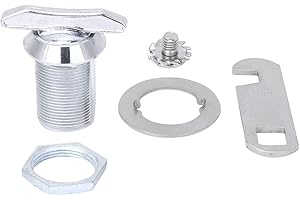 WIFEHELPER Uniwersalny Zamek Krzywkowy ze Stopu Cynku Bez Klucza Bezkluczowy Zamek Krzywkowy Uniwersalny Zamek Krzywkowy ze Stopu Cynku Bez Klucza do Skrzynki Pocztowej Witryna Szafka