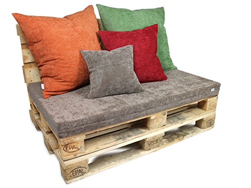 Neutex Kissenhülle Karat von deko trends – moderne Wohndekoration in dezentem Design erhältlich in 9 trendigen Unifarben und 2 verschiedenen Größen – passend für Kissenfüllungen bis 40 x 40 cm und 50 x 50 cm, natur, 38 x 38 cm - 7