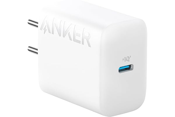 ANKER 20W Type C Ultra-Fast Charger, 3X Times Faster Charging, Power Delivery Pd with Patented PIQ 3.0 Technology for iPhone 15/14 /13, Galaxy, Pixel, Ipad and More, White