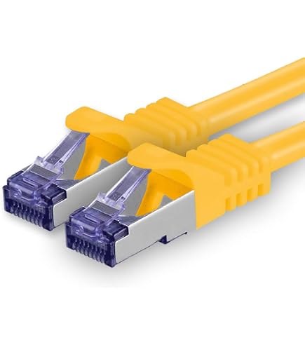 Câble Réseau Cat.7 S/FTP 10 M Blanc - Lindy 47328 - 600 MHz, Blindé, Sans Halogène - 10GBase-T