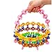 KF650 DIY Interlocking Toys Snowflakes Gear Connector Building Puzzle Play Set - Great for 3 years old Baby Toddlers kids - Preschool Educational Learning Engineering Game (Package in Bag 120Pcs)