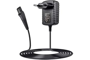 SoulBay 12V Chargeur pour Braun Rasoir électrique Série 6/7/9, Série 4/5, Série 1/2/3 Remplacement du Cordon d'Alimentation, Fonctionne uniquement avec les Modèles Listés