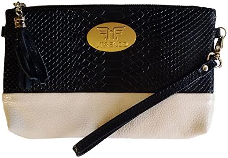 brand Milano clutch bag. Snake leather look. Black and white design. Brand new fashion 2016. Hot sale!
