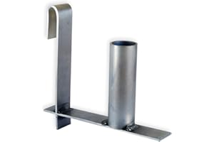 workingHOUSE Sistema de enrollado para tiras de protección visual de PVC en vallas dobles para un montaje fácil y rápido.