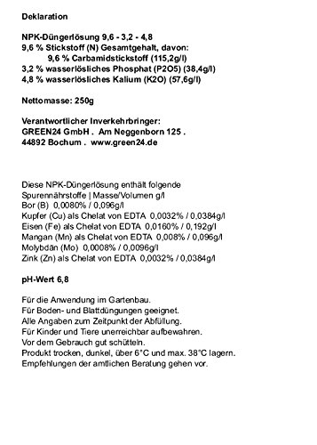 Micro+N Dünger für Düngerbeimischgeräte Bewässerungssysteme Hydroponisch HIGH-TECH NPK Volldünger - 2