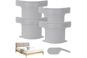 JJIW Bettlakenspanner, Bettlaken Halter Mit Verschlussriemen, Spannbettlaken Halter - Halten Die Laken Fest Und Straff, Passend FüR Matratzen (Grau, L)