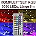 Produktbild SET RGB 44er: LED Streifen Stripe 6m + Trafo + Controller IR 44 PCBs