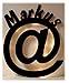 Produktbild Schlummerlicht24 Wand Led Licht Lampe"@" Zeichen mit Name Geschenk für Internet-Fans, als Computer Freaks PC Deko