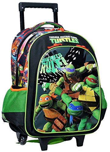 Tortue Ninja - Cartable à roulettes Tortue Ninja 43 CM Mutant Trolley