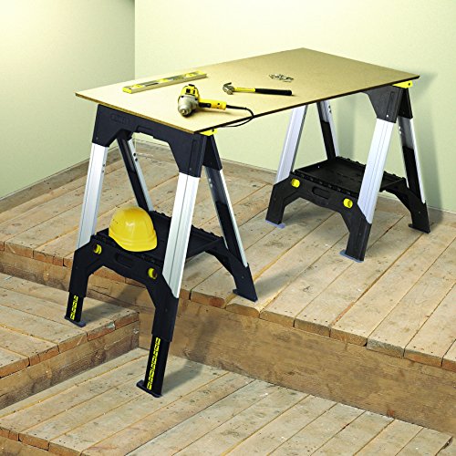 Stanley FatMax Unterstellbock, klappbar, einfache Höheneinstellung, Teleskop-Metallbeine, bis 1300kg belastbar, 1-92-980 - 3