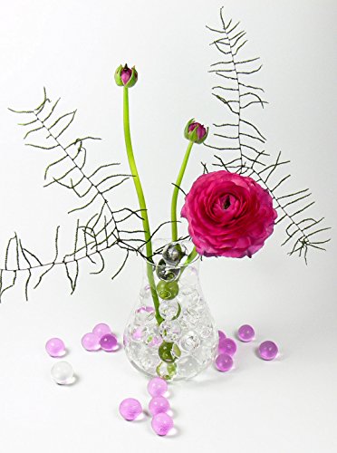 Granulat für künstliche Blumenerde Hydroperlen Hydro Perlen Wasserperlen Aquaperlen Kristall klar transparent 1-2 mm - 3