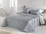 colcha pique jvr No incluye cojín Tejidos JVR - Bouti Aura Cama 135 - Color Malva