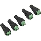 HeroNeo® 5pcs Easy Connectors For Led Strip Light 3528 5050 to link Adapter Power Supply
