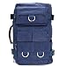 Produktbild Reiserucksack mit Tragegriff und Schultergurt,BISON DENIM Vintage Canvas Leder Unisex Handgepäck Reisetasche Sporttasche ür Reise am Wochenend Urlaub