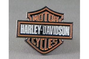 OKEPS GD Metal Enamel Biker Pin Badge HOG Chopper Bobber Bike Badge (H)