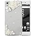 Produktbild SMART LEGEND für Sony Xperia Z5 Hülle Glitter Case Hartschale Transparent Schutzhülle Handyhülle Shiny Glanz Sparkle Bling Diamant Strass Tasche Skin Schale Hart PC Hardcase Clear Kristall Handytasche Etui