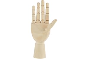 Kunst Mannequin Hand Modell Frauen Hand Skulptur Mannequin Holz Körper Künstler Modell Gelenk artikuliert Modelle(#1)