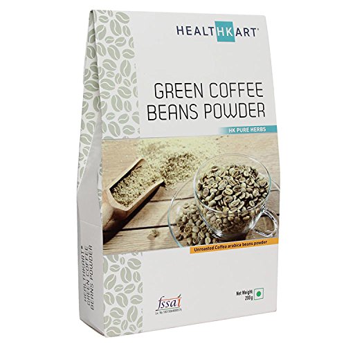 Healthkart 100% Natural Green Coffee Bean Powder For Weight Management - 200Gm