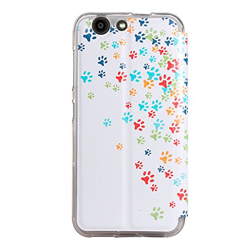 BeCool - Funda carcasa tipo Libro con funci n soporte sin solapa para
ZTE Blade A512 Protege y se adapta a la perfecci n a tu Smartphone con
ventana S-View con la que podr s ver todas tus notificaciones Huellas
coloridas de Perro