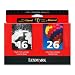 10N0202 (16, 26) Ink, 625 Page-Yield, 2/Pack, Black; Tri-Color RS.2512.00