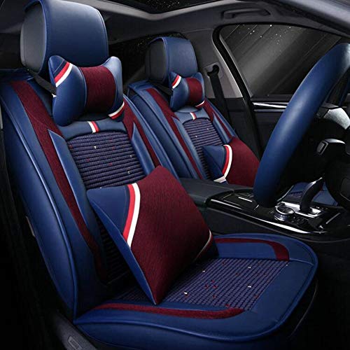 GHJFGJNF Car Seat Cover Car Seat Protector G Auto Mixing Coffee cup - Stainless Electric Lazy Self Stirring Mug Auto Mixing Tea Coffee Cup Office Home Car Seat Mat Pad (Color : Blue)
