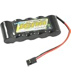 Batterie NiMH Carson 6V 1800mAh Hump BEC – Rechargeable, Prise Tamiya – Pour Récepteur RC Et Modélisme