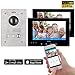 Produktbild Neostar 2 Draht IP Video Türsprechanlage  Smartphone App  2x 7 Zoll Touchscreen Monitor  Full HD Kamera  172° Weitwinkel-Kamera  2-Draht IP  1 Familienhaus  Unterputz