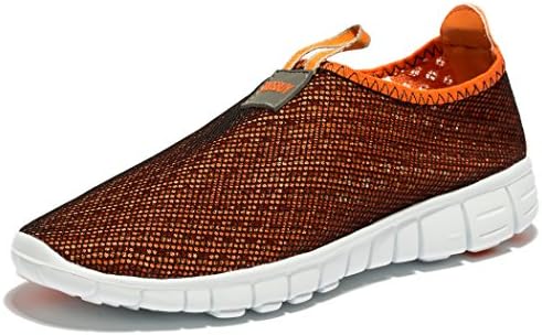 Daillor Men &amp; Women's Breathable Mesh Running Sneakers Outdoosr Slip-on Beach Aqua Shoes
