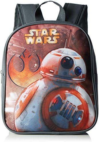 FABTASTICS, Star Wars BB-8 Kids Backpack, Grey (Grey/Bunt (Gray)), (One size)