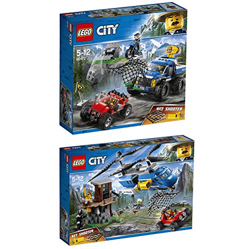 Lego City 2pcs Set 60172 60173 Police Dirt Road Pursuit