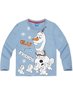 Disney Die Eiskönigin Elsa & Anna Jungen Langarmshirt 2016 Kollektion - blau