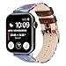 Produktbild KKSY Ersatzband Nylon Farbkontrast Design für Apple Watch1 Serie 2 Serie 3 Serie 4 iwatch (1577465),deep-Blue,40/38MM