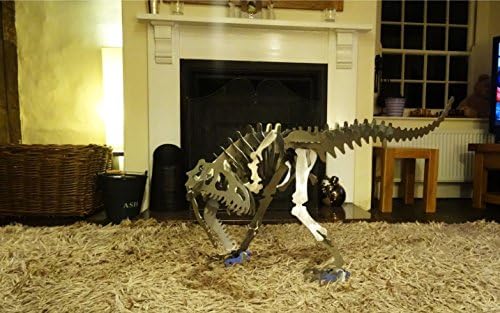 Steel Allosaurus dinosaur Large metal puzzle/kit - Over 4 ft long and 2 ft tall!