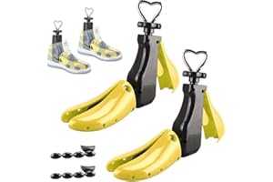 Bocguy Allarga Scarpe Uomo & Donna, 4 Vie Tendiscarpe Aumenta da 0,5 a 1 Taglia, Tendi Scarpe con Lunghezza e Larghezza Regolabili, Forma per Uomo & Donna