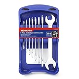 WORKPRO Metrisch Doppelmaulschlüssel Satz, CR-V...