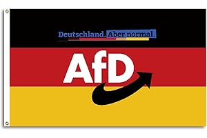 GENERISCH FlagShipper - AFD Flagge 150x90 cm Alternative für Deutschland AfD Partei Fanartikel Fahne NEU für Landtagswahl Europawahl Bundestagswahl für Garten Demonstration Deutschland Flagge Fahne