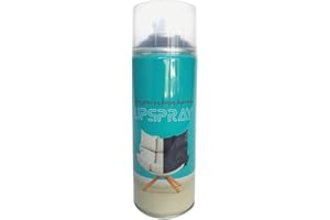 VINTEX - Spray Negro para Tapicerías Upspray 400 ml, Secado al Aire, Pantone Black C, Pintura Textil, Agitar Correctamente, para Sofás, Sillas, vehículos, Felpudos, Renovador de Telas Desteñidas