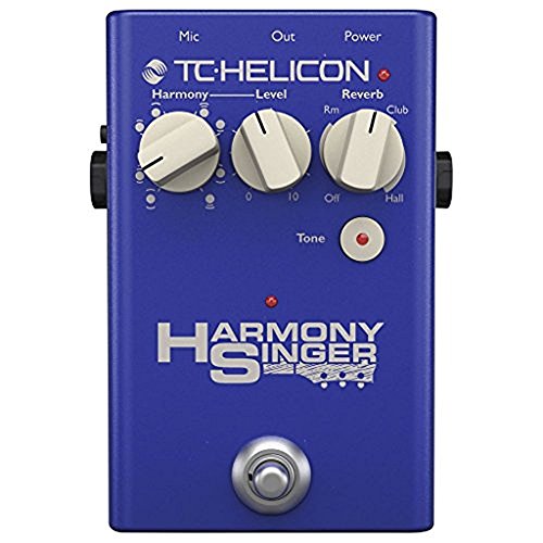 TC Helicon HARMONY SINGER - Pedalera multiefectos, 3 tipos de reverb