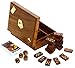 Produktbild Shalinindia, hölzerne Domino Würfel und Spielkarten, 3 in 1 Box, 17 cm