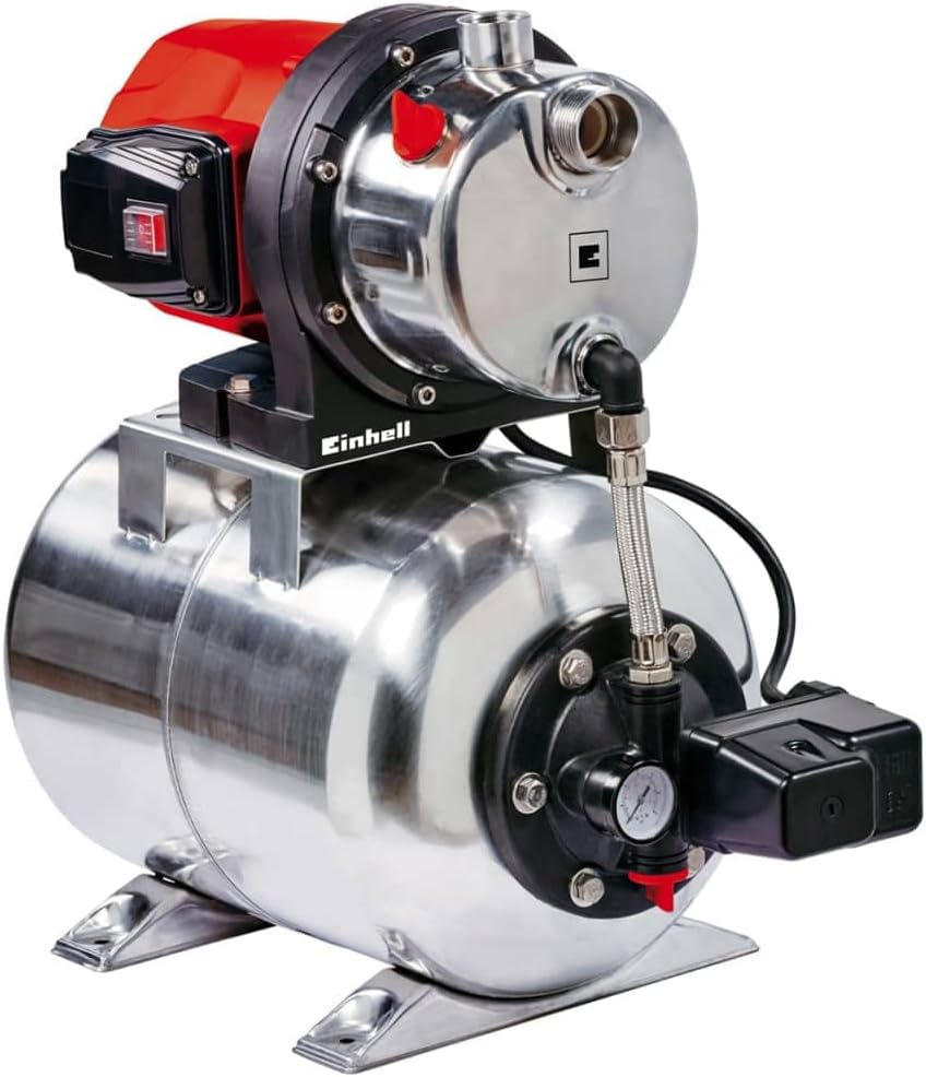 Einhell Hidrofor GC-WW 1250 NN 4173490 | 1200 W | 5 bar | 5.000 l/saat su debisi | 50 m basma yüksekliği | az bakım gerektiren motor | tahliye tapası