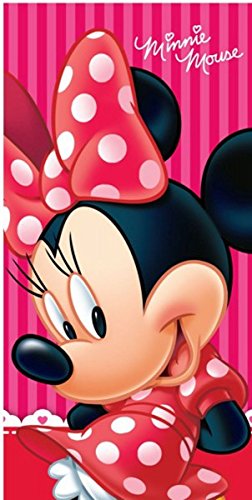 Disney Minnie Maus Badetuch Strandtuch Handtuch, 70 x 140 cm