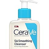 CeraVe SA Smoothing Cleanser | 236ml/8oz | Face and Body Wash with Salicylic Acid