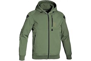 Jet Chaqueta Moto Capucha Hoodie Verano con Armadura Soft Shell