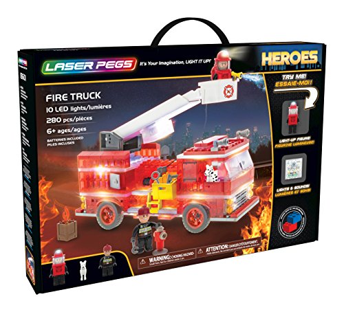 Preisvergleich Produktbild Laser Pegs 18601 Fire Truck Spielwaren, Mehrfarbig