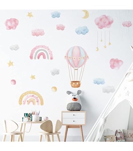 Adesivi Murali Bambini Coniglio Su Un'Altalena Adesivi Murali - Foto 4